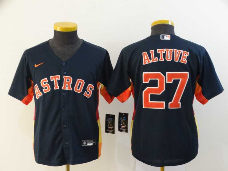 Youth Astros 27 Jose Altuve Navy 2020 Nike Cool Base Jersey,We sell and wholesale Youth Astros 27 Jose Altuve Navy 2020 Nike Cool Base Jersey on line form chian!